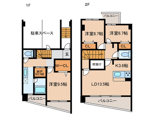 ＯＳＭ植田 弐番館の物件間取画像